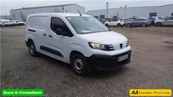 Peugeot Partner White 1.5 BlueHDi 850 Professional Crewcab, 15,600 miles, ULEZ c