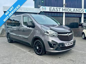 Vauxhall Vivaro 1.6 CDTi 2900 BiTurbo Combi Van Double Cab 5dr Diesel Manual L2 