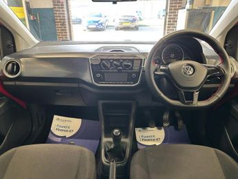 VOLKSWAGEN UP! 1.0 Move up! Hatchback 3 Door Petrol Manual Red Euro 6 Low Tax