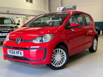 VOLKSWAGEN UP! 1.0 Move up! Hatchback 3 Door Petrol Manual Red Euro 6 Low Tax