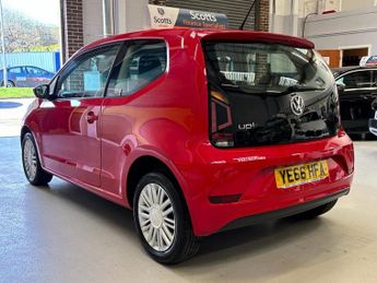 VOLKSWAGEN UP! 1.0 Move up! Hatchback 3 Door Petrol Manual Red Euro 6 Low Tax