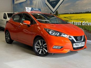 Nissan Micra 1.0 Acenta Hatchback 5 Door Petrol Manual Orange Euro 6 1 Former
