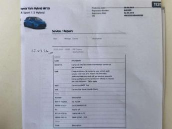 TOYOTA YARIS 1.5 VVT-h GR SPORT Hatchback 5dr Petrol Hybrid E-CVT Euro 6 (s/s