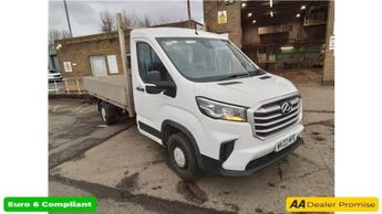 Maxus Deliver 9 White Euro 6 Dropside, 22,600 miles, ULEZ compliant, 6-Speed man