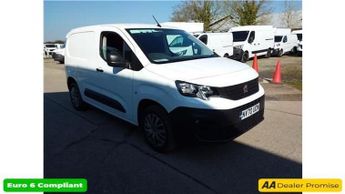 Peugeot Partner White 1.5 BlueHDi Euro 6 panel van, 17,800 miles, ULEZ compliant