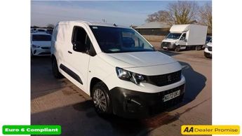 Peugeot Partner White 1.5 BlueHDi Euro 6 panel van, 47,000 miles, ULEZ compliant