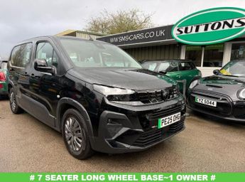 Peugeot Rifter 52kWh Allure Long MPV 5dr Electric Auto (7.4kW Charger) (136 ps)