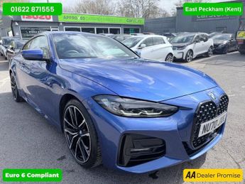BMW 420 Blue 2.0 420d MHT M Sport coupe, 53,300 miles, ULEZ compliant, A