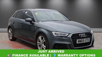 Audi A3 1.6 TDI 30 S line Sportback 5dr Diesel Manual Euro 6 (s/s) (116 