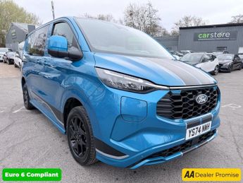 Ford Transit Blue 2.5 320 Duratec Euro 6 plug-in hybrid crew, 31,800 miles, U