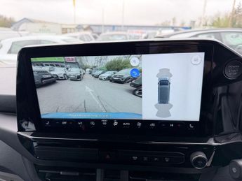 FORD TRANSIT CUSTOM Blue 2.5 320 Duratec Euro 6 plug-in hybrid crew, 31,800 miles, U