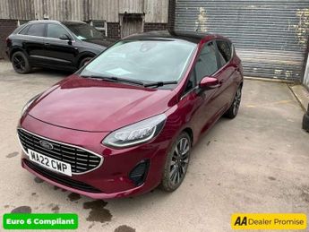 Ford Fiesta Red 1.0T EcoBoost MHEV Titanium Vignale hatchback, 16,250 miles,