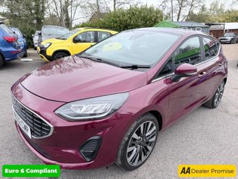 FORD FIESTA Red 1.0T EcoBoost MHEV Titanium Vignale hatchback, 16,250 miles,