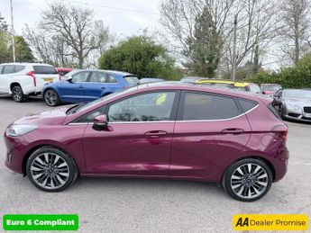FORD FIESTA Red 1.0T EcoBoost MHEV Titanium Vignale hatchback, 16,250 miles,