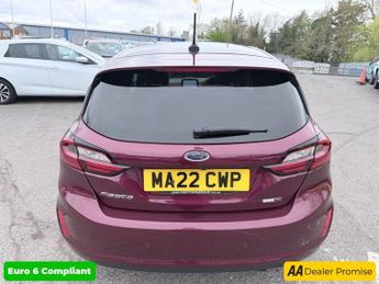 FORD FIESTA Red 1.0T EcoBoost MHEV Titanium Vignale hatchback, 16,250 miles,