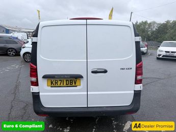 MERCEDES-BENZ VITO White 2.0 116 CDI Progressive Euro 6 panel van, 35,900 miles, UL