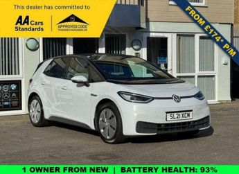 Volkswagen ID.3 Pro Performance 58kWh Tech Hatchback 5dr Electric Auto (204 ps)