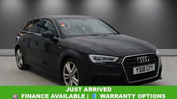 Audi A3 2.0 TFSI S line Sportback 5dr Petrol Manual Euro 6 (s/s) (190 ps