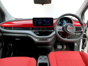 FIAT 500E 24kWh RED Hatchback 3dr Electric Auto (95 ps)