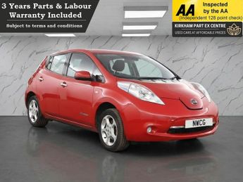 NISSAN LEAF 30kWh Acenta Hatchback 5dr Electric Auto (109 bhp) MOT OCTOBER 2