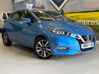Nissan Micra 0.9 IG-T Acenta Hatchback 5 Door Petrol Manual Blue Euro 6 1 For