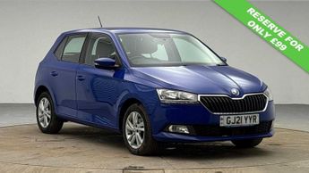 Skoda Fabia 1.0 SE Hatchback 5dr Petrol Manual Euro 6 (s/s) (60 ps)