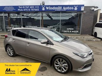 TOYOTA AURIS 1.8 VVT-h Excel Hatchback 5dr Petrol Hybrid CVT Euro 6 (s/s) (Sa