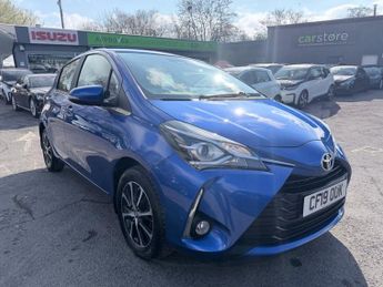 Toyota Yaris Blue 1.5 VVT-i Icon Tech Euro 6 hatchback, 64,700 miles, ULEZ co