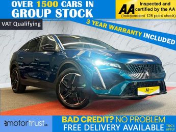 PEUGEOT 408 1.2 PureTech GT Fastback 5dr Petrol EAT Euro 6 (s/s) (130 ps)