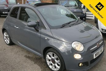 Fiat 500 1.2 S Convertible 2dr Petrol Manual Euro 6 (s/s) (69 bhp) CONVER