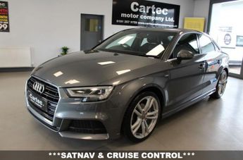 Audi A3 1.0 TFSI 30 S line Saloon 4dr Petrol Manual Euro 6 (s/s) (116 ps