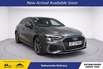 AUDI A3 1.0 TFSI 30 S line Sportback 5dr Petrol S Tronic Euro 6 (s/s) (1