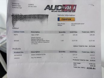 VOLKSWAGEN E-GOLF 35.8kWh e-Golf Hatchback 5dr Electric Auto (136 ps)