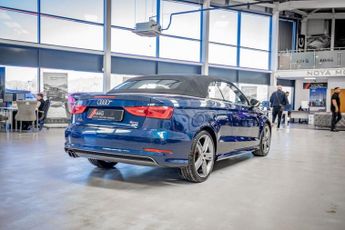 AUDI A3 CABRIOLET 1.4 TFSI CoD S line Convertible 2dr Petrol S Tronic Euro 6 (s/s)