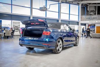 AUDI A3 CABRIOLET 1.4 TFSI CoD S line Convertible 2dr Petrol S Tronic Euro 6 (s/s)