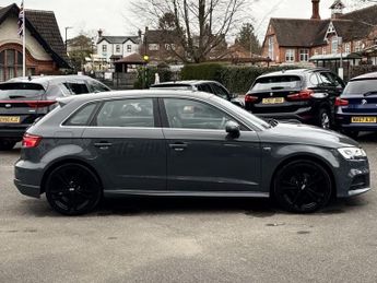 AUDI A3 1.4 TFSI CoD S line Sportback 5dr Petrol S Tronic Euro 6 (s/s) (