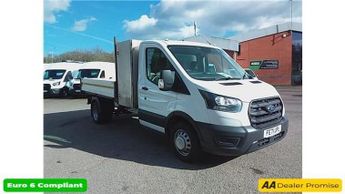 Ford Transit White 2.0 350 EcoBlue Euro 6 tipper, 58,000 miles, ULEZ complian