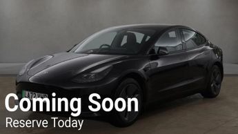 TESLA Model 3 Saloon 4dr Electric Auto RWD (241 bhp)