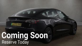 TESLA Model 3 Saloon 4dr Electric Auto RWD (241 bhp)