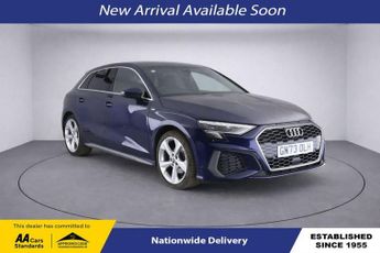 Audi A3 1.5 TFSI 35 S line Sportback 5dr Petrol S Tronic Euro 6 (s/s) (1