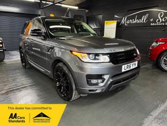 LAND ROVER RANGE ROVER SPORT 3.0 SD V6 HSE Dynamic SUV 5dr Diesel Auto 4WD Euro 6 (s/s) (306 