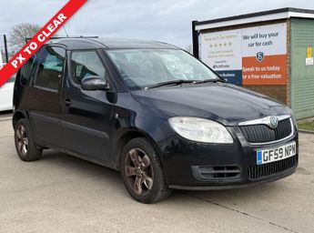 Skoda Roomster 1.6 16V SE MPV 5 Door Petrol Manual Black 1 Former Keeper