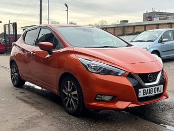 Nissan Micra 0.9 IG-T N-Connecta Hatchback 5 Door Petrol Manual Orange Euro 6