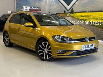 VOLKSWAGEN GOLF 2.0 TDI GT Hatchback 5 Door Diesel Automatic DSG Yellow Euro 6 