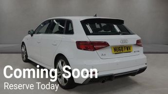 AUDI A3 1.0 TFSI 30 S line Sportback 5dr Petrol S Tronic Euro 6 (s/s) (1