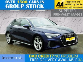 AUDI A3 1.5 TFSI 35 S line Sportback 5dr Petrol Manual Euro 6 (s/s) (150