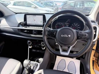 KIA PICANTO Yellow 1.0 DPi X-Line S hatchback, 5,200 miles, ULEZ compliant, 