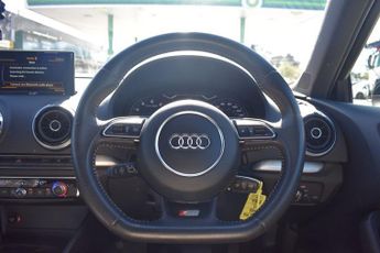 AUDI A3 1.4 TFSI S line Sportback 5dr Petrol S Tronic Euro 6 (s/s) (Nav)