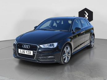 AUDI A3 1.4 TFSI S line Sportback 5dr Petrol S Tronic Euro 6 (s/s) (Nav)