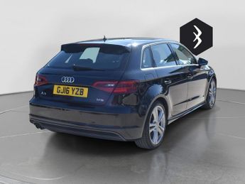 AUDI A3 1.4 TFSI S line Sportback 5dr Petrol S Tronic Euro 6 (s/s) (Nav)